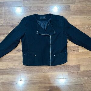 Metaphor Black Bomber Jacket